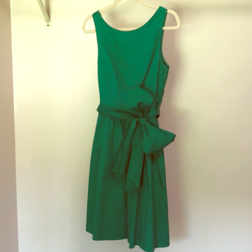 Kelly Green Dress with Pockets